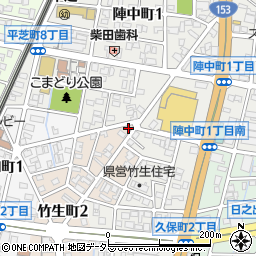 愛米味の西川店周辺の地図