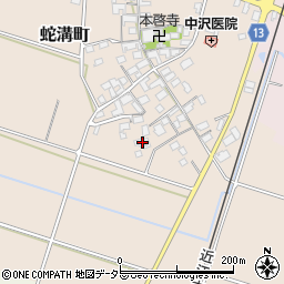 滋賀県東近江市蛇溝町764周辺の地図