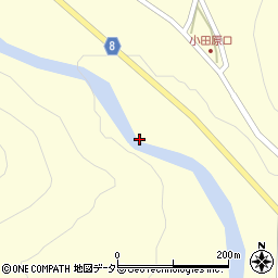 兵庫県神崎郡神河町南小田580周辺の地図