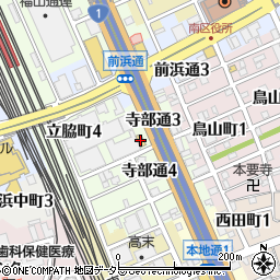 コメダ珈琲前浜店周辺の地図