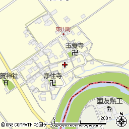 滋賀県近江八幡市東川町542周辺の地図