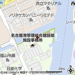愛知県名古屋市港区築地町2周辺の地図