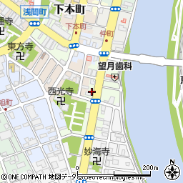 静岡県沼津市宮町39周辺の地図