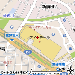 讃岐釜あげうどん 四代目 横井製麺所 アイモール三好店周辺の地図
