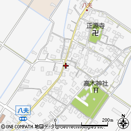 滋賀県野洲市八夫1469-1周辺の地図