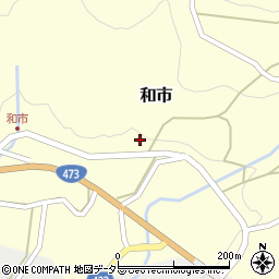愛知県設楽町（北設楽郡）和市（笠井）周辺の地図