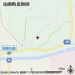 兵庫県丹波市山南町北和田1045周辺の地図