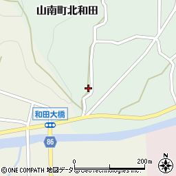 兵庫県丹波市山南町北和田1084周辺の地図