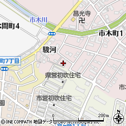 愛知県豊田市市木町駿河5-19周辺の地図