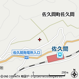 静岡県浜松市天竜区佐久間町佐久間2501周辺の地図