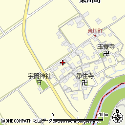 滋賀県近江八幡市東川町521周辺の地図