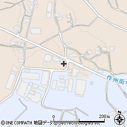 岡山県津山市草加部691周辺の地図