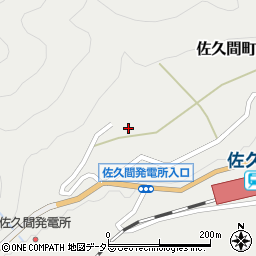 静岡県浜松市天竜区佐久間町佐久間2463周辺の地図