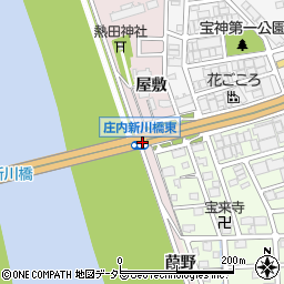 愛知県名古屋市港区宝神町葭野周辺の地図