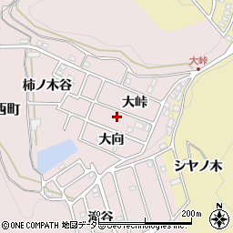 京都府南丹市園部町小山西町大峠4周辺の地図