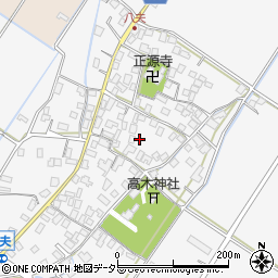 滋賀県野洲市八夫1495周辺の地図
