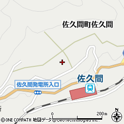 静岡県浜松市天竜区佐久間町佐久間2500周辺の地図