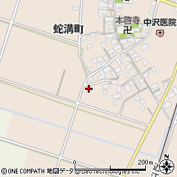 滋賀県東近江市蛇溝町2193周辺の地図