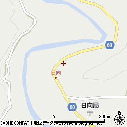 静岡県静岡市葵区日向557-1周辺の地図