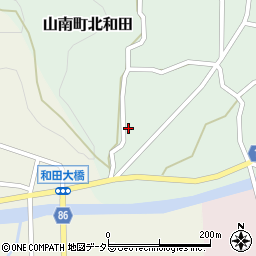 兵庫県丹波市山南町北和田1047周辺の地図
