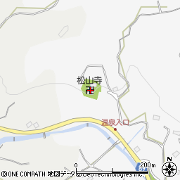 松山寺周辺の地図