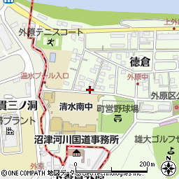 静岡県駿東郡清水町徳倉2670周辺の地図