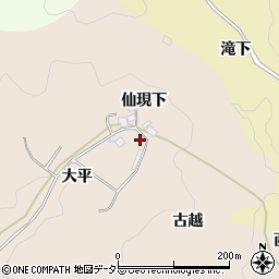 愛知県豊田市下佐切町古越周辺の地図