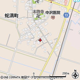 滋賀県東近江市蛇溝町756周辺の地図