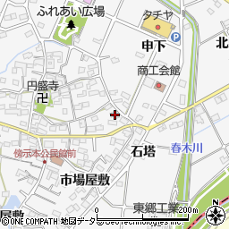 愛知県愛知郡東郷町春木市場屋敷1229周辺の地図