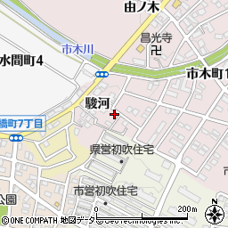 愛知県豊田市市木町駿河5-1周辺の地図