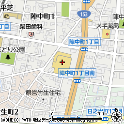 マツモトキヨシクロスモール豊田陣中店周辺の地図