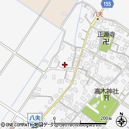 滋賀県野洲市八夫1401周辺の地図
