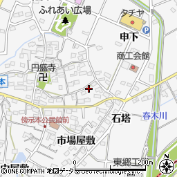 愛知県愛知郡東郷町春木市場屋敷1234周辺の地図