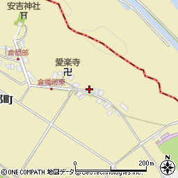 滋賀県近江八幡市倉橋部町周辺の地図