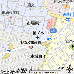 愛知県名古屋市南区笠寺町柚ノ木周辺の地図