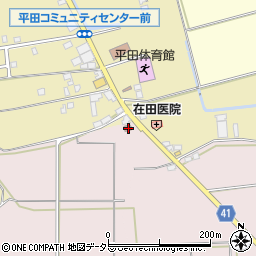 八日市平田郵便局周辺の地図