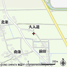 京都府南丹市八木町野条大道周辺の地図