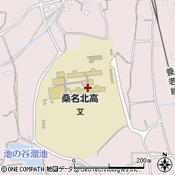 三重県立桑名北高等学校周辺の地図