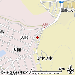 京都府南丹市園部町小山東町（シヤノ木）周辺の地図