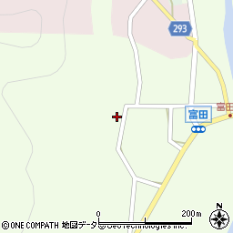 兵庫県丹波市山南町小野尻富田周辺の地図
