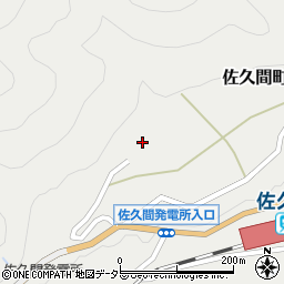 静岡県浜松市天竜区佐久間町佐久間2615周辺の地図