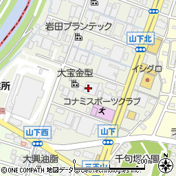 愛知県名古屋市緑区鳴海町山下周辺の地図