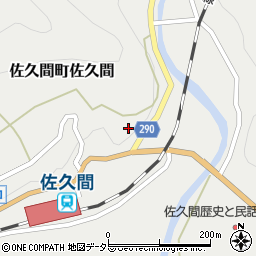 静岡県浜松市天竜区佐久間町佐久間2252周辺の地図