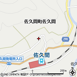 静岡県浜松市天竜区佐久間町佐久間2260周辺の地図