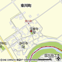 滋賀県近江八幡市東川町511周辺の地図