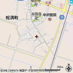 滋賀県東近江市蛇溝町753周辺の地図