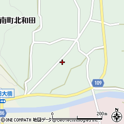 兵庫県丹波市山南町北和田1032周辺の地図