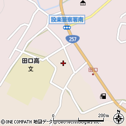 愛知県北設楽郡設楽町清崎道満周辺の地図