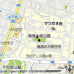 愛知県名古屋市緑区松が根台周辺の地図