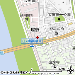 愛知県名古屋市港区宝神町屋敷周辺の地図